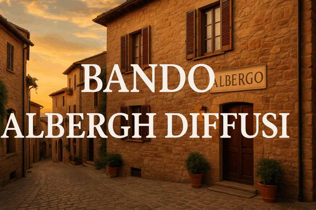 Bando – Alberghi diffusi – Sintesi